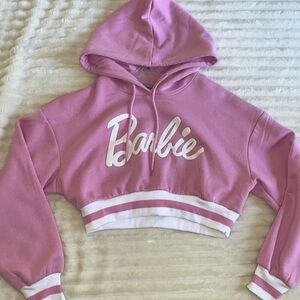 BARBIE crop hoodie
